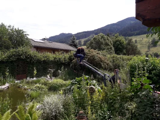 Bild: ORF und 3sat berichten in der Sendung "Natur im Garten" über Garten des Kreativ Laden Leogang