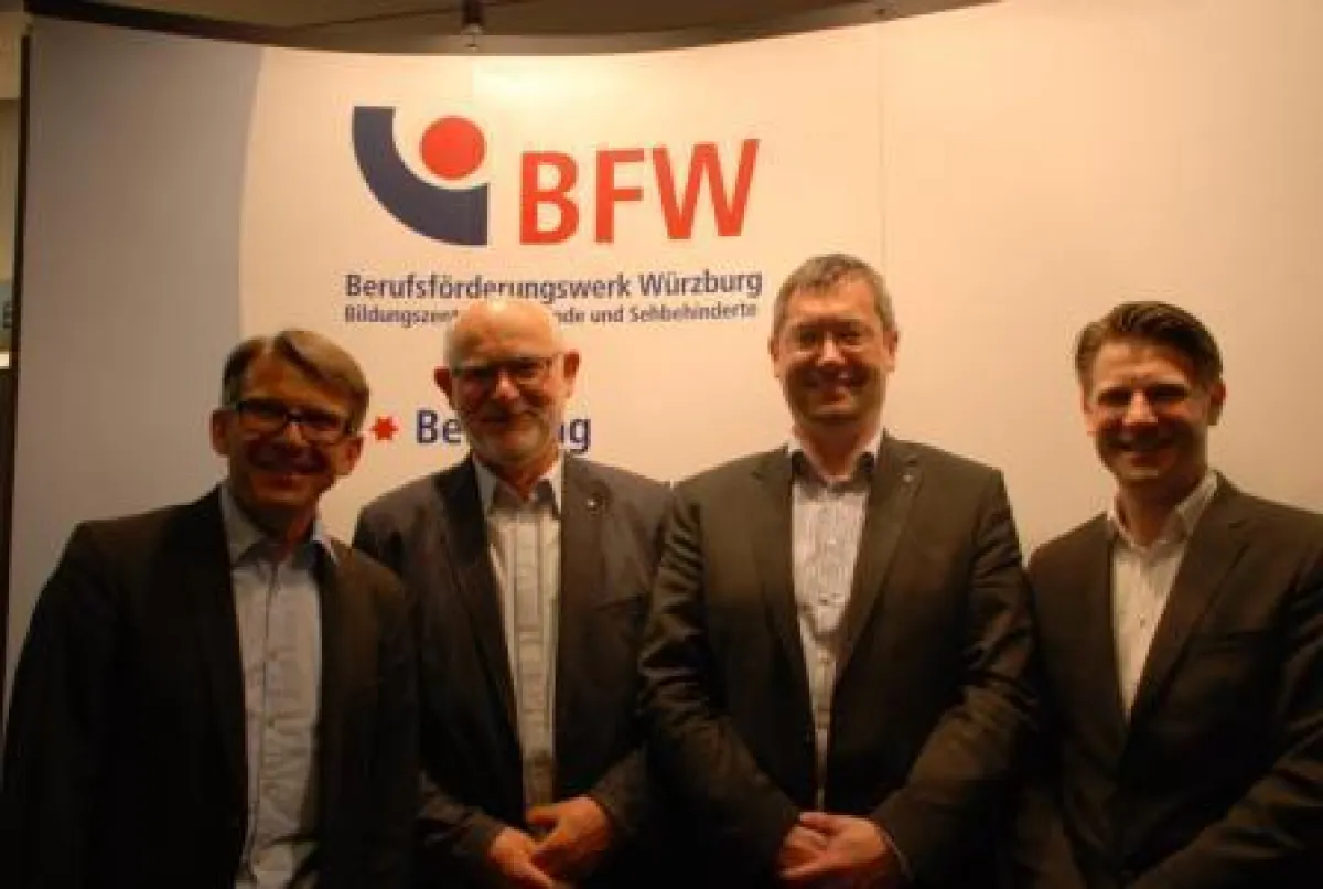 R. Freumuth (MyHandicap), C. Wutz (BFW Würzburg), Dr. H Zeißig (BFW Düren), H. Herter (BFW Mainz)