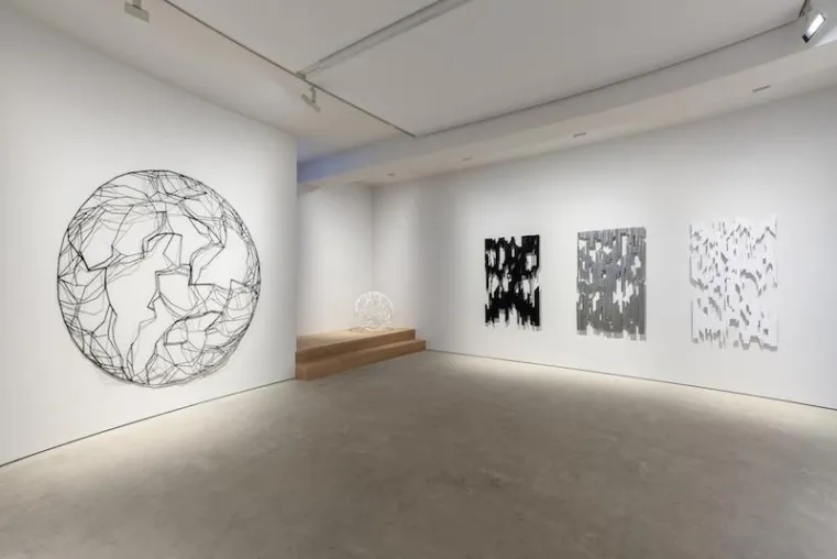 Bild: Galerie Jahn - Ausstellung Christine Liebich "Dark Knight" Stahlbilder 14.11.-21.12.18