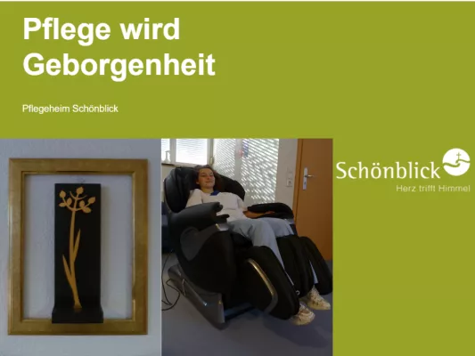 Bild: Für die guten Taten von Pflegepersonal: Massagesessel sorgt für kurze Auszeit