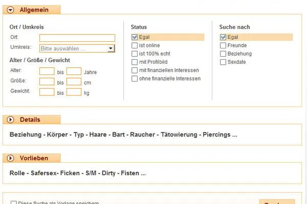 Bild: GAYS.DE - Neue Detailsuche online