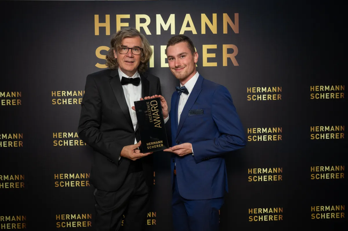 Awardverleihung von Hermann Scherer (© Christina Pörsch und Justin Bockey)
