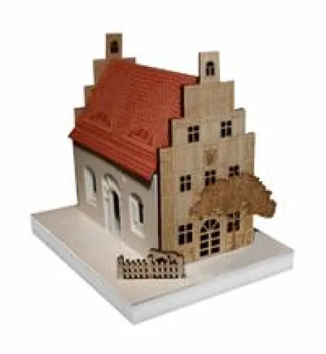 Bild: Modellbau-Haus aus 6 Materialien
