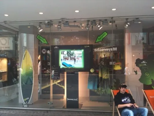 Bild: Augmented Reality Anwendung für interaktive Schaufenster von O`Neill