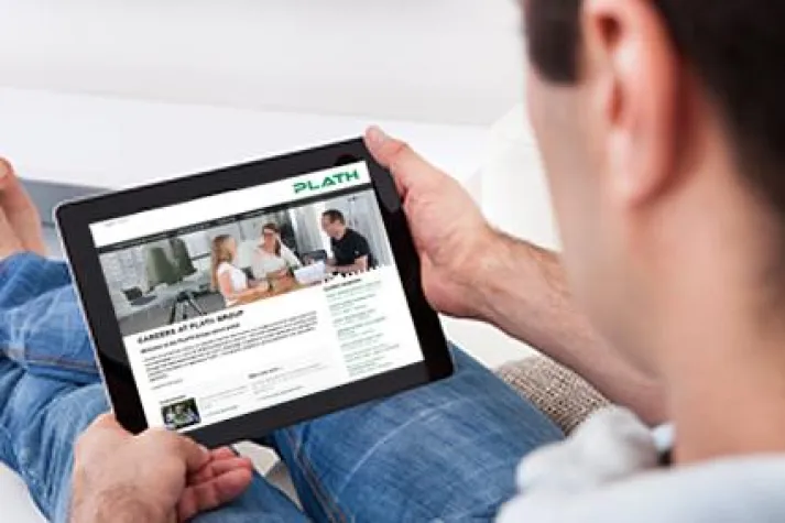 career.plathgroup.com – das neue Karriereportal der PLATH Group Bild: career.plathgroup.com – das neue Karriereportal der PLATH Group