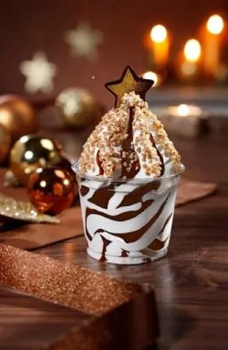 Weihnachtlicher Eisgenuss Bild: Weihnachtlicher Eisgenuss