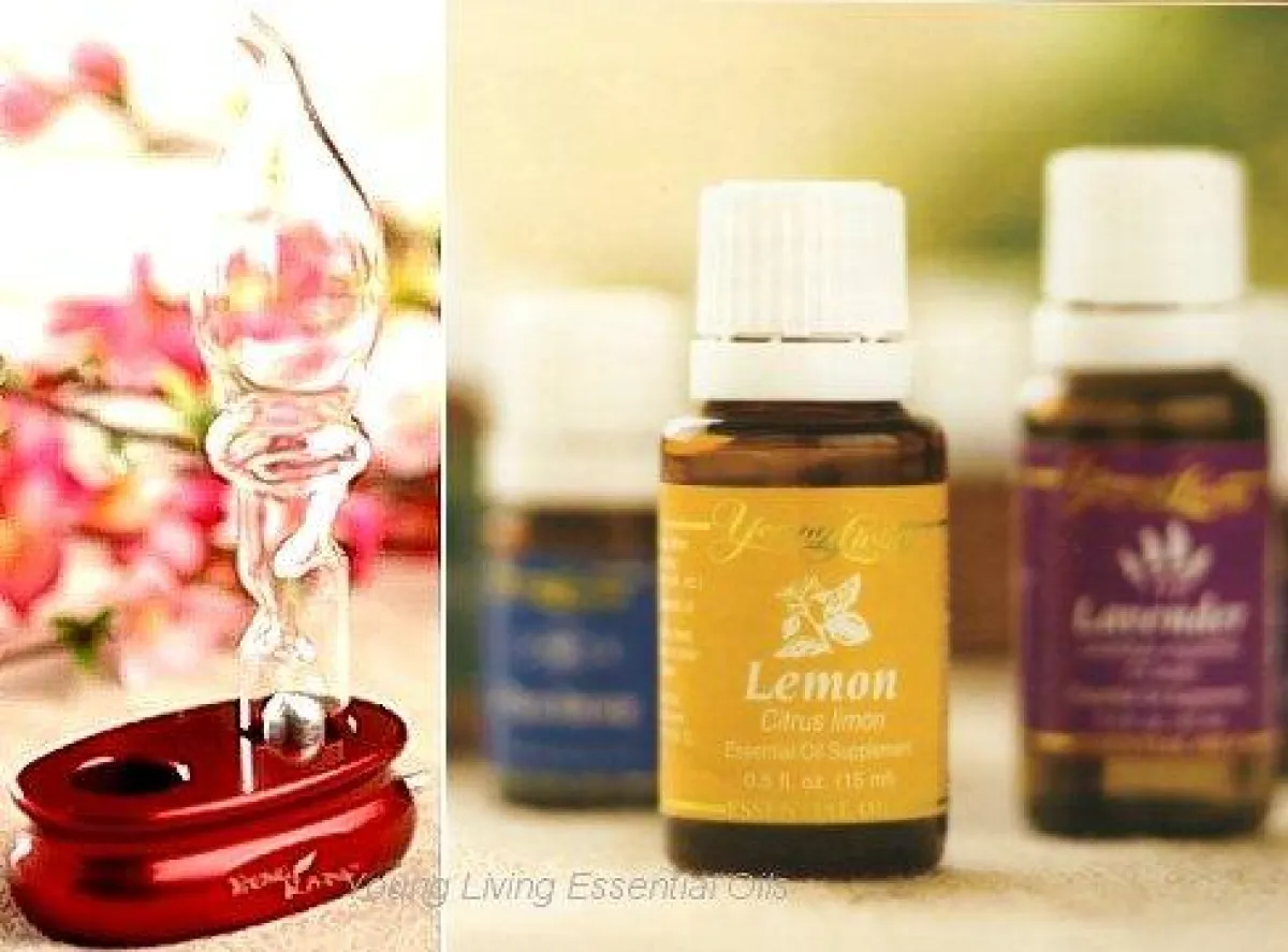 Äterhische Öle und Zerstäuber zum vernebeln der Öle.