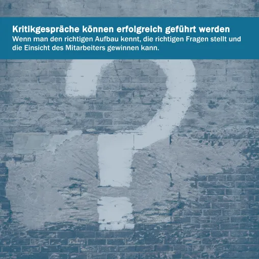 Bild: Erfolgreich Kritikgespräche führen