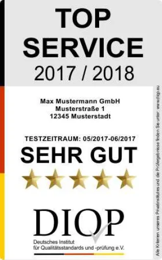 Bild: Gütesiegel für den deutschen Mittelstand