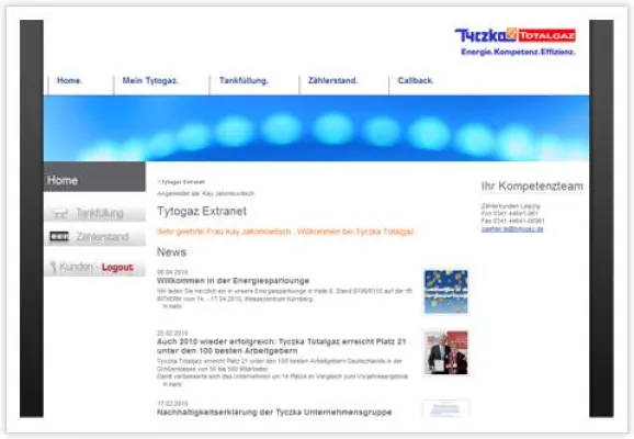 Bild: Jederzeit Kontakt - Direkte Serviceleistungen für 100.000 Onlinekunden