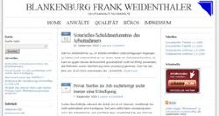 Bild: Rechtsanwälte bei Bamberg präsentieren neue Webseite