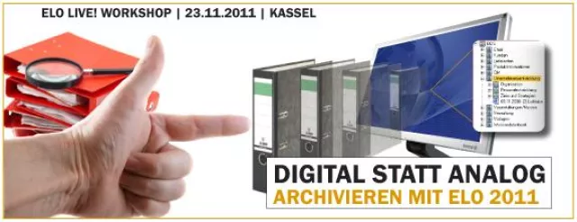 Bild: Digital statt analog - Archivieren mit ELO | ELO LIVE! Workshop in Kassel