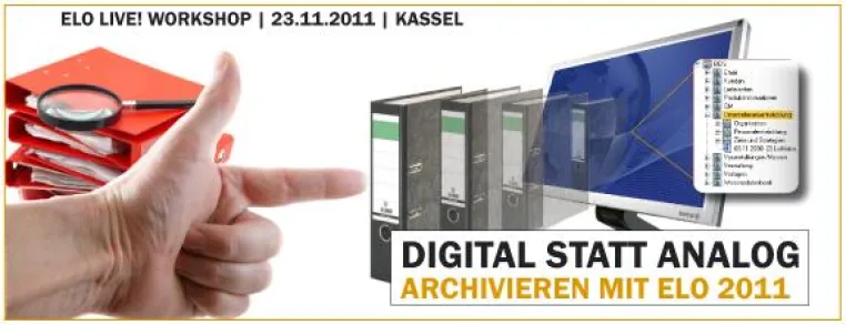 Bild: Digital statt analog - Archivieren mit ELO | ELO LIVE! Workshop in Kassel