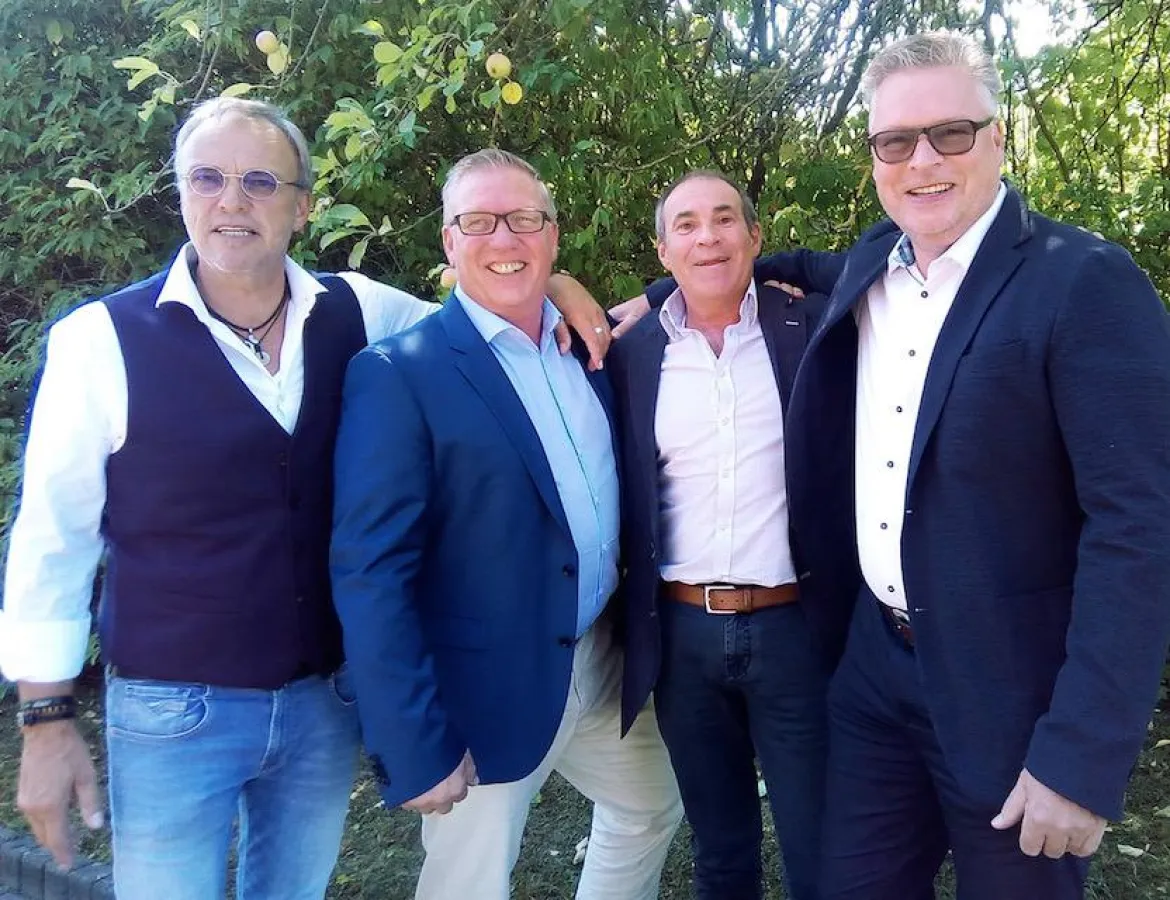 Die Gesellschafter (v.l.n.r.): Klaus-Peter Schmoll, André Reich, Hans-Joachim Löwe, Heinrich Koch