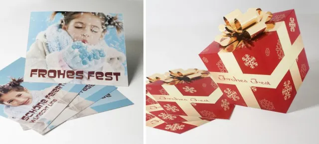 Bild: Karten-Druck in freier Formatwahl und freier Wahl der Kartenform