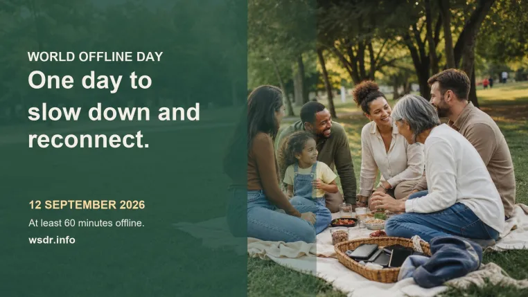 World Offline Day 2026: Ein Tag für bewusste Offline-Zeit und echte Begegnung Bild: World Offline Day 2026: Ein Tag für bewusste Offline-Zeit und echte Begegnung