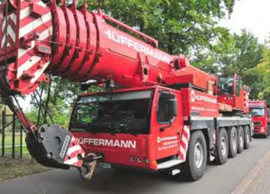 100 Jahre Erfahrung: Kräne, Arbeitsbühnen und Glasmontagekrane mieten bei Hüffermann Bild: 100 Jahre Erfahrung: Kräne, Arbeitsbühnen und Glasmontagekrane mieten bei Hüffermann