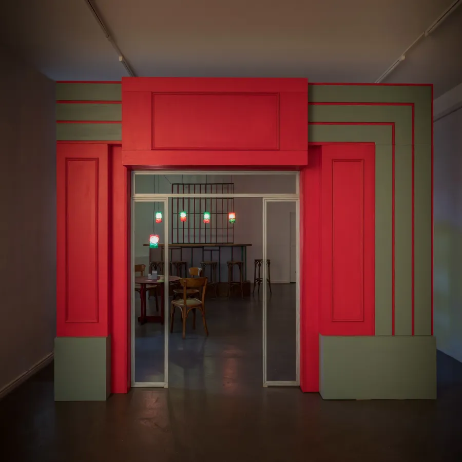 Installationsansicht Laura Mars Gallery (© Foto: Martin Eberle)