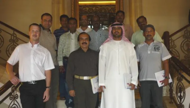 Bild: Erfolgreiches Training durch die QTE in Abu Dhabi