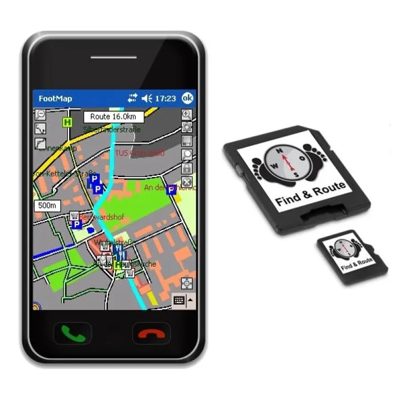 Smartphone als Outdoor - Navigation