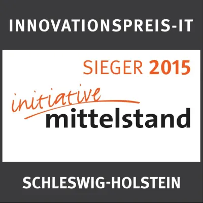 Bild: Der IT-Spezialist KGU-Consulting GmbH aus Flensburg gewinnt INNOVATIONSPREIS-IT 2015