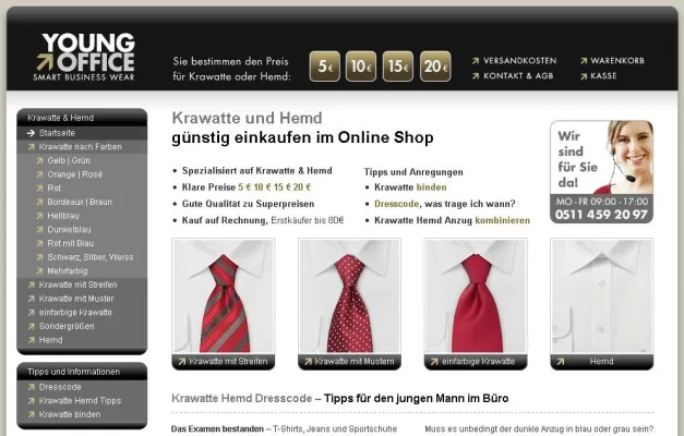 Bild: Modische Krawatten zu günstigen Preisen