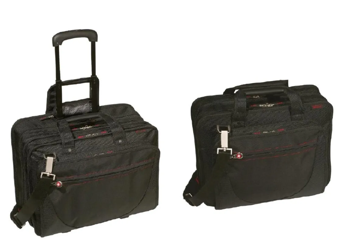 Die Swiss Travel Business Cases - Trolley und Tragetasche.