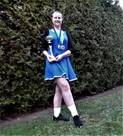 Bild: Irish Dance Hannover: Esther Mitterbauer auf der Ruhr Feis in Düsseldorf 2019