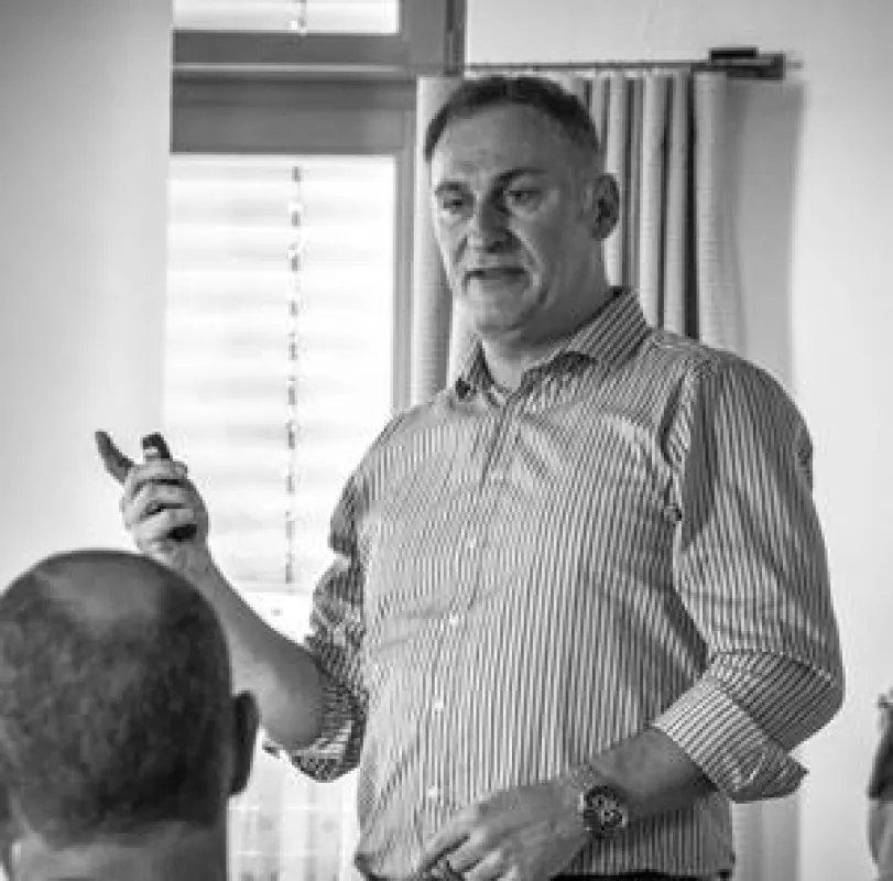 Mobiworx Referent Jörg Weissenborn während seinem Fachvortrag in Kempten