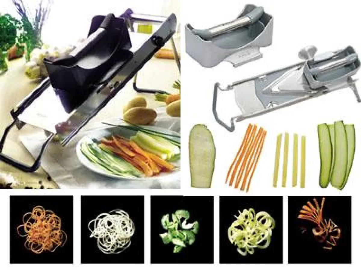 Mandolinen zum perfekt Gemüse schneiden