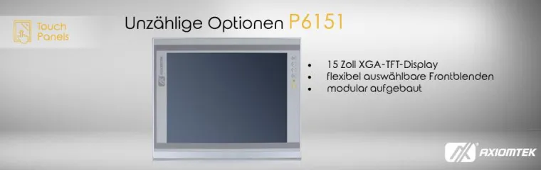 Bild: Der individuelle Touchscreen mit unzähligen Optionen