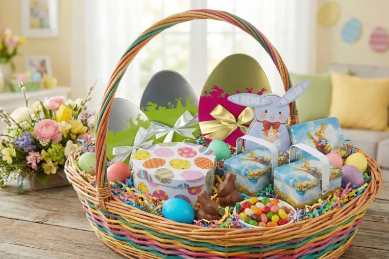Bild: Osterdosen aus Metall - vielseitige Metallverpackungen für Ostern, Geschenke & Werbung