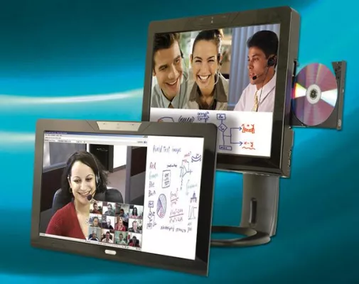 Bild: All-in-one Panel-PC mit Wide Screen LCD
