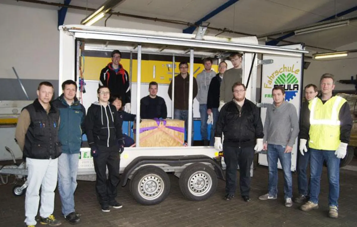 Logistik in der Praxis konnten die Studenten erleben.