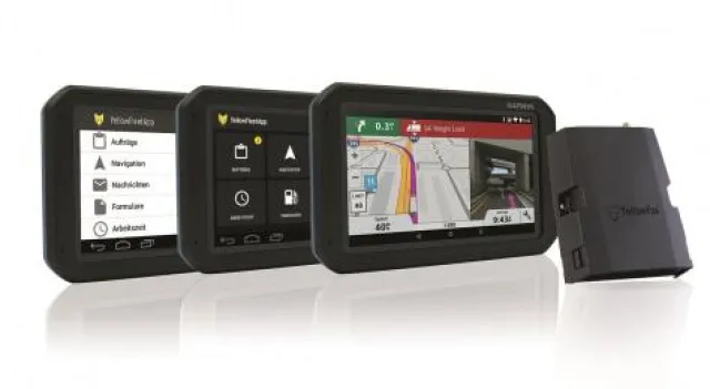 Bild: Telematik-Tablets der Garmin 7er-Serie ergänzen das YellowNavAssist-Portfolio