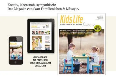 Elternmagazin Kidslife mit 300.000er Auflage im Kindergarten Bild: Elternmagazin Kidslife mit 300.000er Auflage im Kindergarten