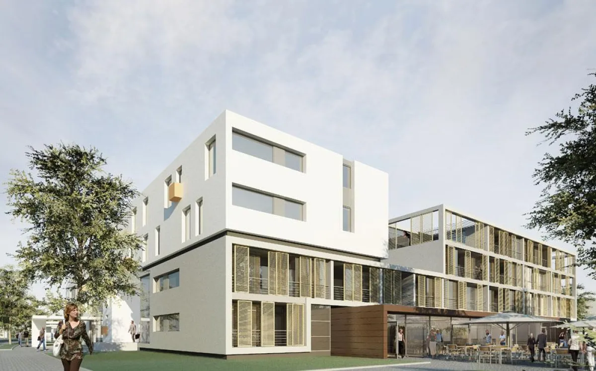 Wohnen im Universitätsviertel grüne mitte Essen | Entwurf, Planung und Baumanagement: Koschany + Zimmer Architekten KZA | Visualisierung: ]planlos Büro für visuelle Kommunikation, Bochum