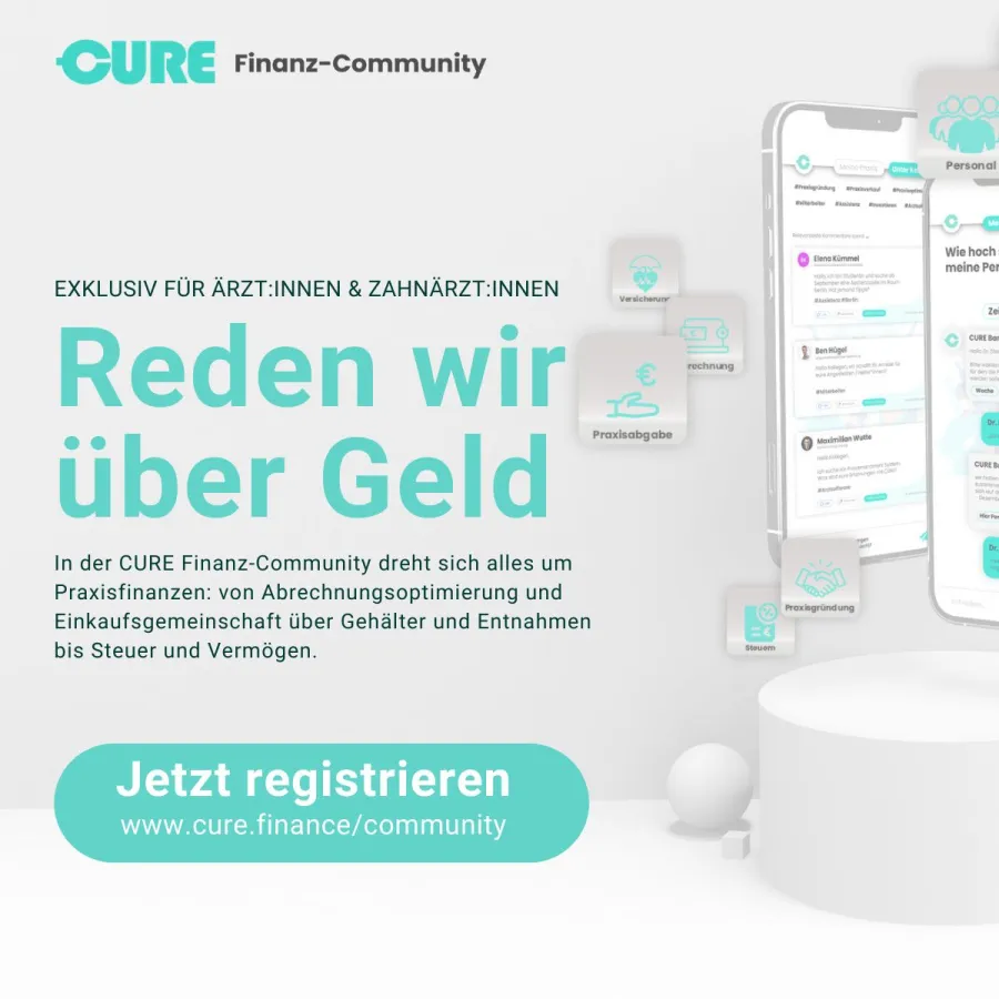 CURE Finanz-Community - Alles rund um Praxisfinanzen