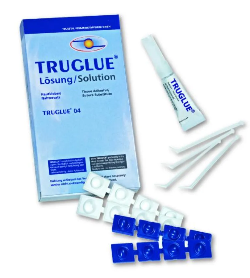 TRUGLUE Haut-/Gewebekleber verfügbar als Singel Dose oder Tube für Mehrfachanwendung