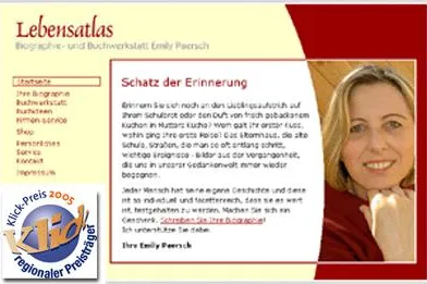 Bild: Biographie- und Buchwerkstatt Lebensatlas ist regionaler Preisträger beim KLICK-Preis 2005