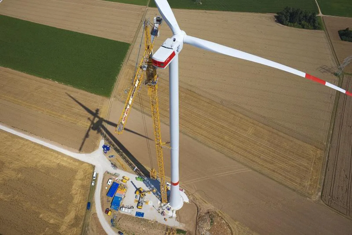 Bild REpower 3.2M114 Windpark Berching
