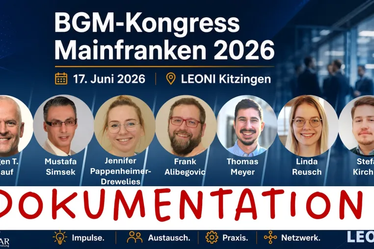 3. BGM-Kongress Mainfranken: Vorträge, Ergebnisse und Fotos ab sofort kostenlos verfügbar Bild: 3. BGM-Kongress Mainfranken: Vorträge, Ergebnisse und Fotos ab sofort kostenlos verfügbar