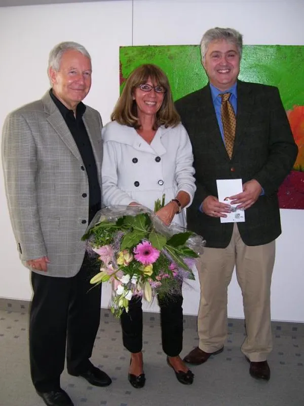 Herr Bernhard Grotz (Geschäftsführender Kaufmännischer Direktor), Frau Beate Hill-Kalusche (Kuratorin), Herr Professor Dr. Franz-Josef Neumann (Geschäftsführender Ärztlicher Direktor)