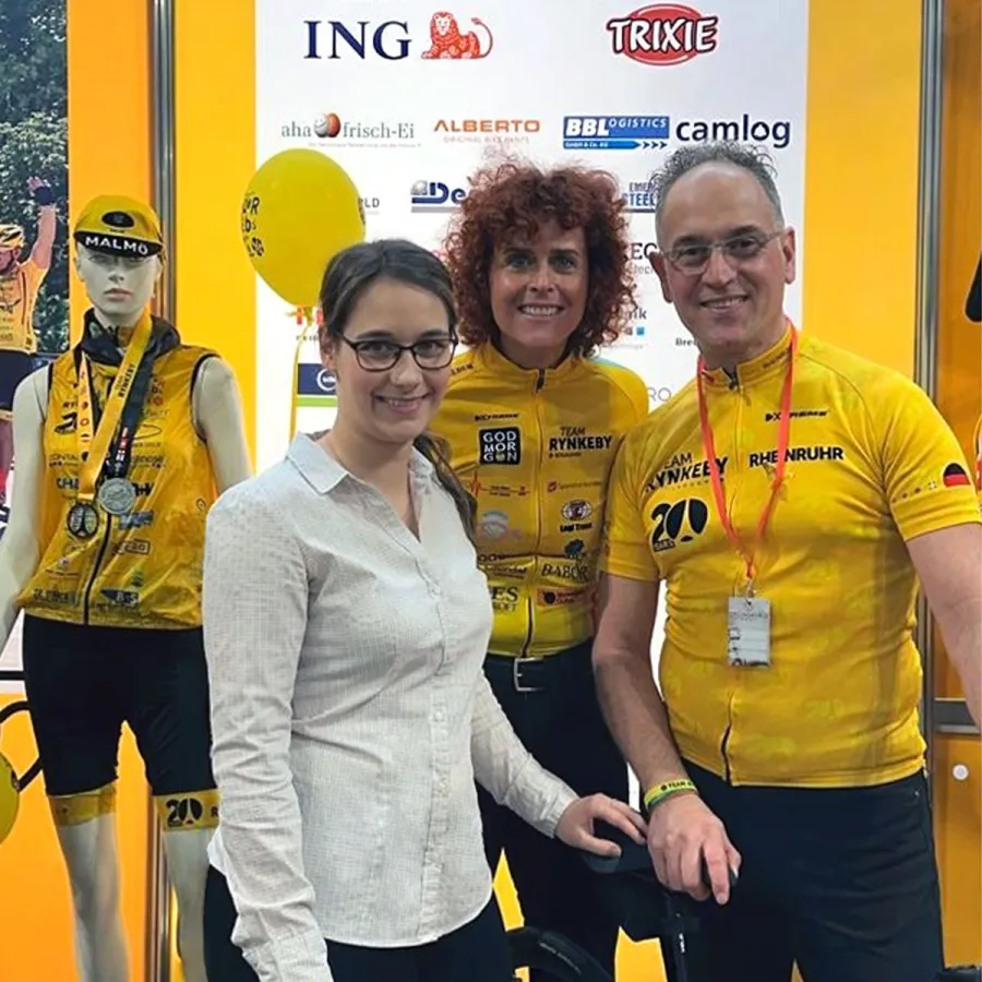 Metriax GmbH unterstützt Team Rynkeby erneut mit NFC-Notfallkarten (© Metriax GmbH)