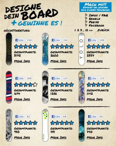 Bild: Firefly startet einen Online-Snowboarddesign-Wettbewerb