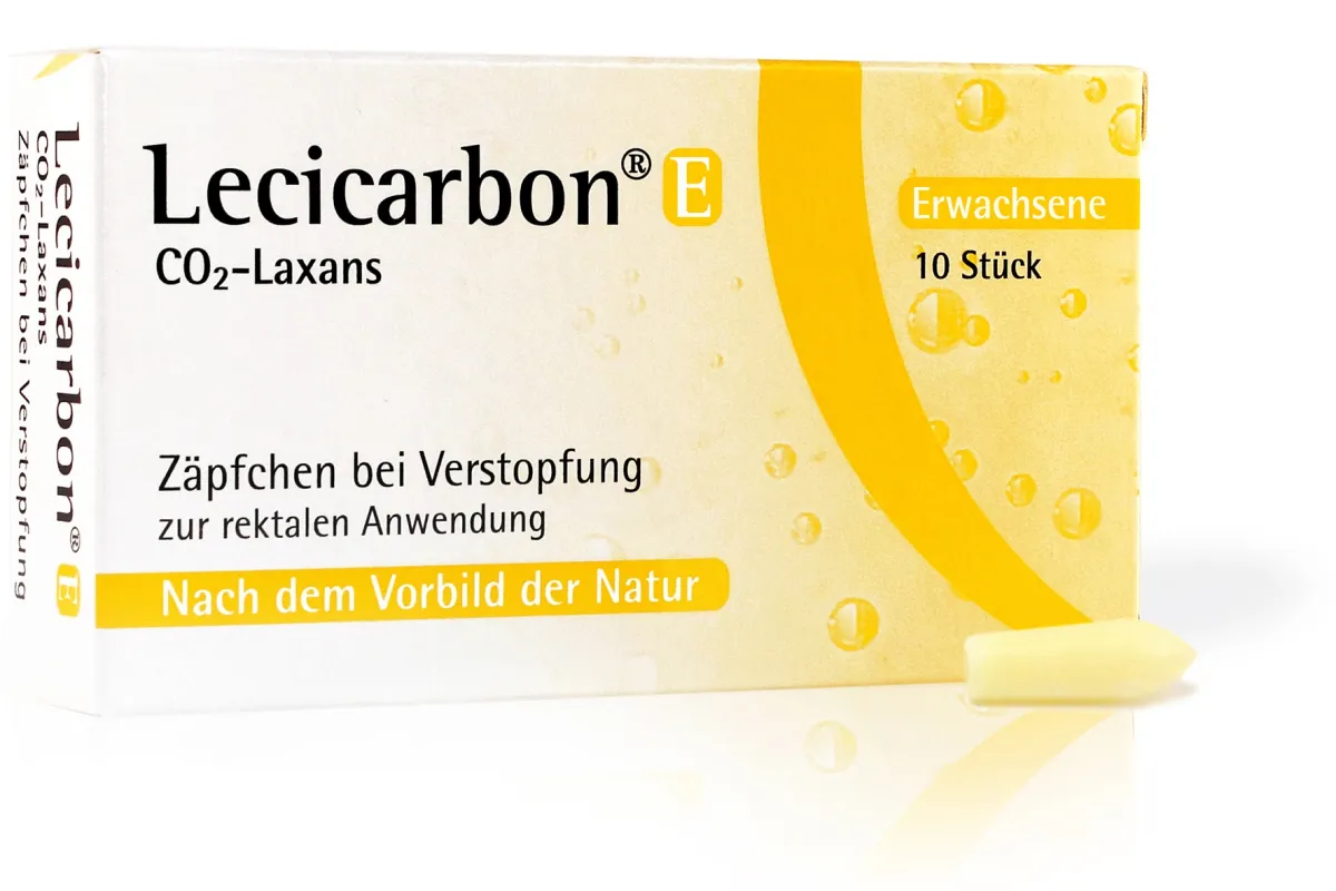 Kohlensäurezäpfchen gegen Verstopfung