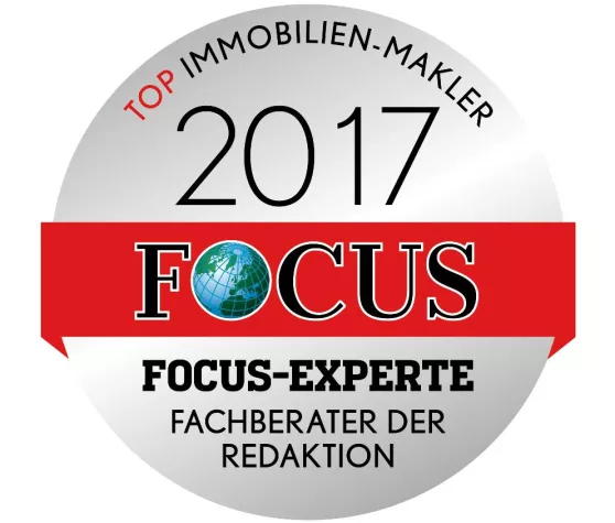 Bild: Adner & Partner Immobilien als FOCUS-Experte 2017 ausgezeichnet