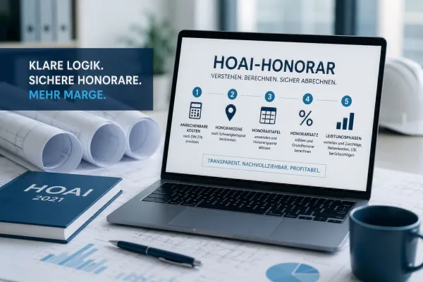 Bild: HOAI 2026 in der Praxis: Worauf Planungsbüros bei Honorar und Abrechnung achten sollten