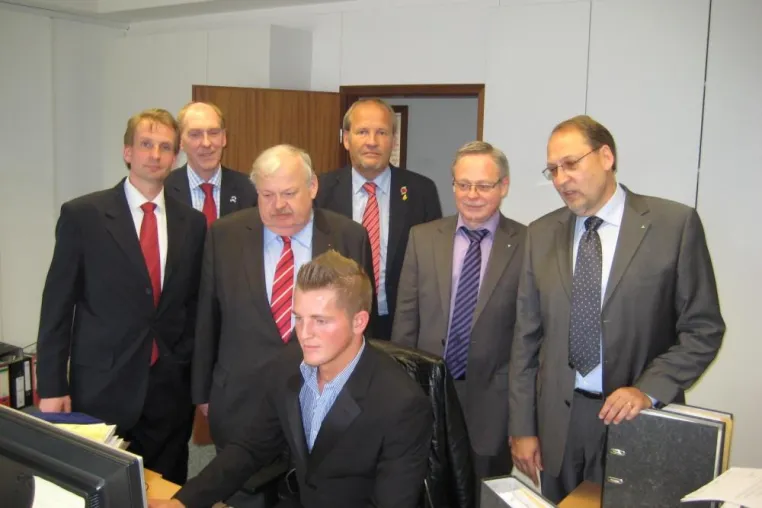 Guntram Schneider, Arbeitsminister NRW zu Gast bei Grüter • Hamich & Partner in Duisburg Bild: Guntram Schneider, Arbeitsminister NRW zu Gast bei Grüter • Hamich & Partner in Duisburg