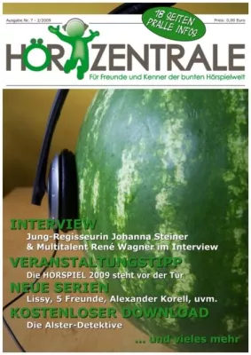 Bild: Ausgabe Nr. 7 des Hörspiel-Online-Magazins der HÖRZENTRALE erschienen